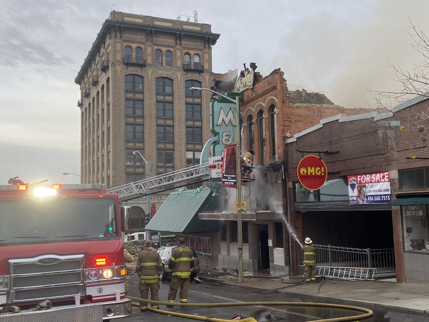 M&M fire